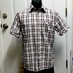J. campbell mens medium button shirt